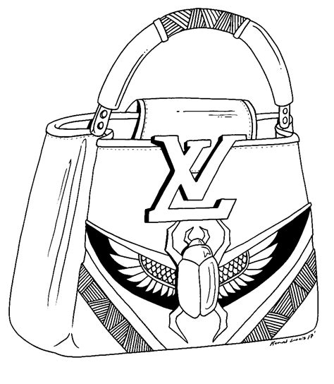 louis vuitton coloring pages|louis vuitton colouring in.